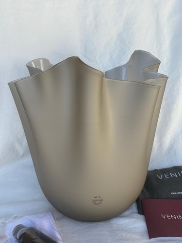 Venini murano glass vase - -,