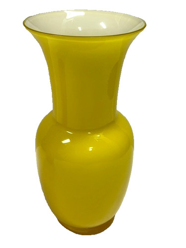 Opalino yellow vase by world - yellow,