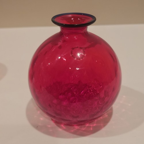 Small red venini monofiori - red,