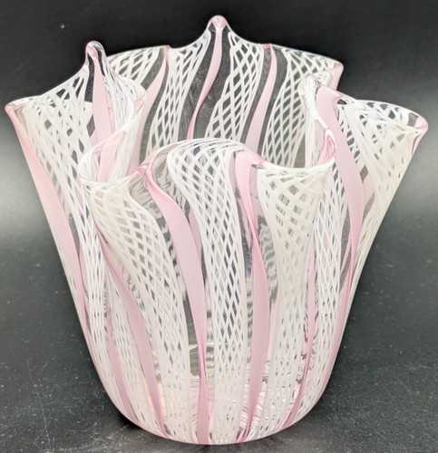 Murano latticino fazzoletto - murano,