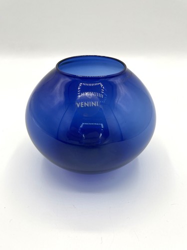 Venini blue glass - blue,