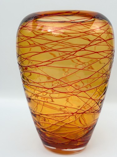 Amber and red - red, murano