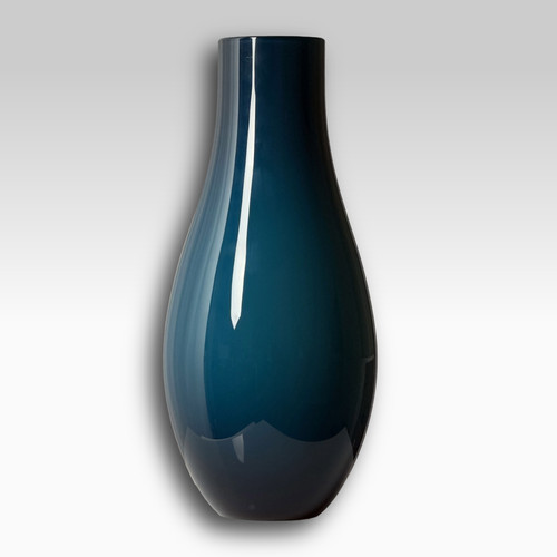 Venini murano teal blue glass - murano,