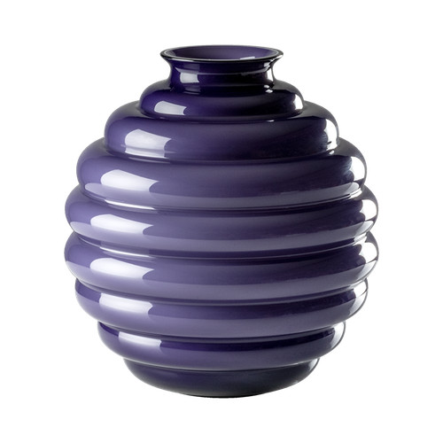 Venini deco vase indigo - -,