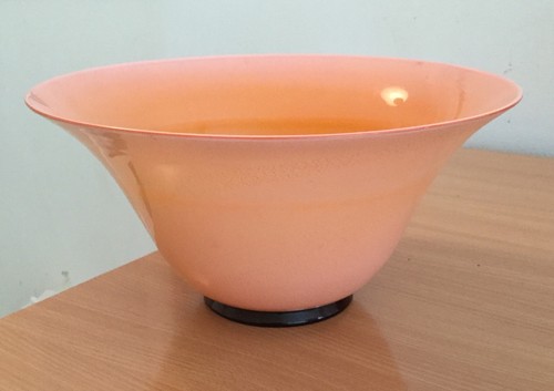 Venini bowl salmon color - venini,