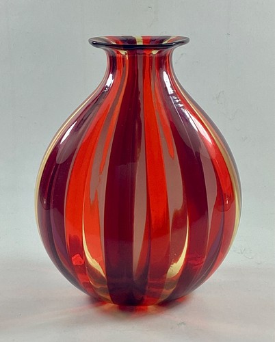 Murano glass vase signed - murano,